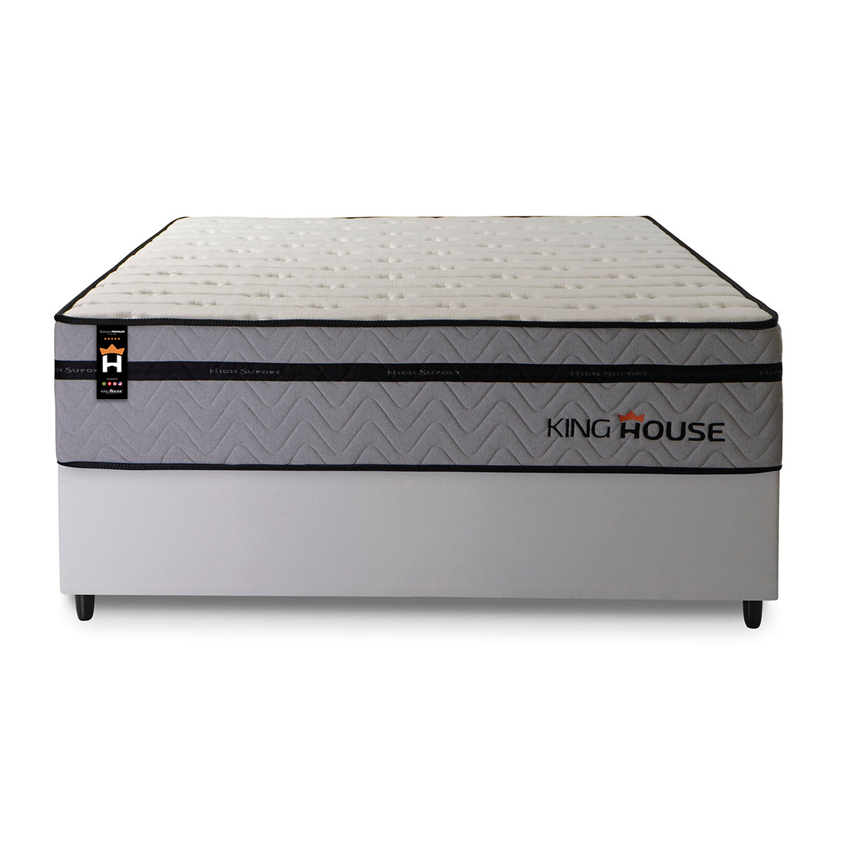 Cama Box Molas Ensacadas Preston Casal 138x188 King House