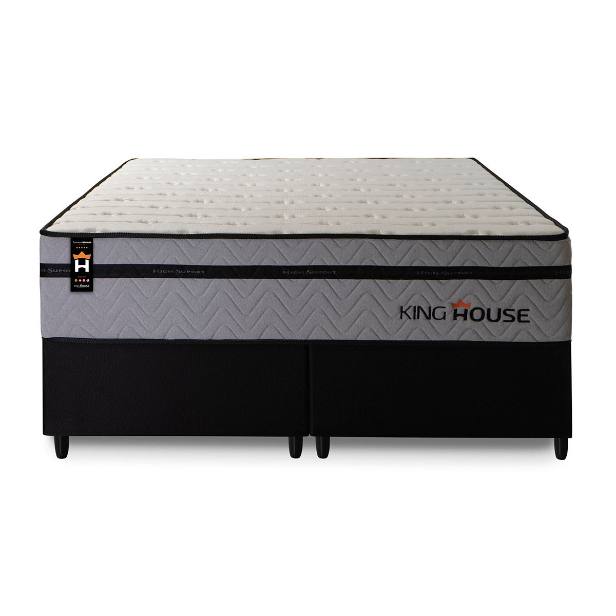 Cama Box Preston Molas Ensacadas Queen 158x198 King House