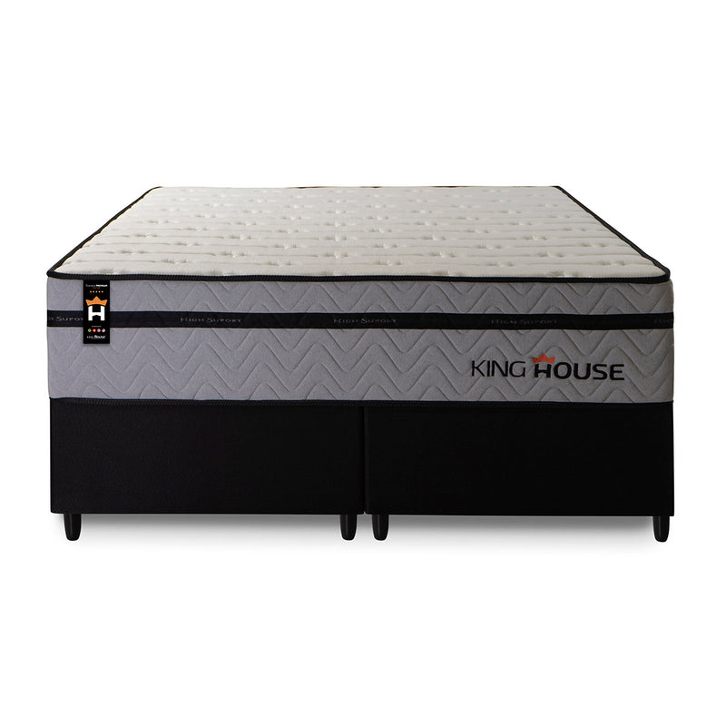 Cama Box Preston Molas Ensacadas Queen 158x198 King House