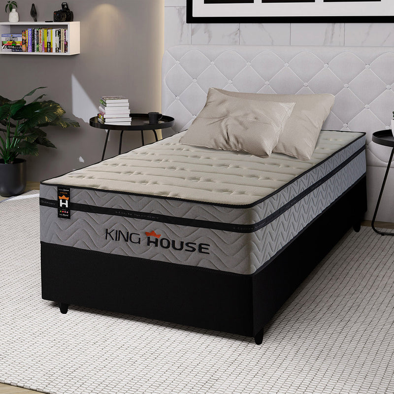 Cama Box Molas Ensacadas Preston Solteiro 88x188 King House