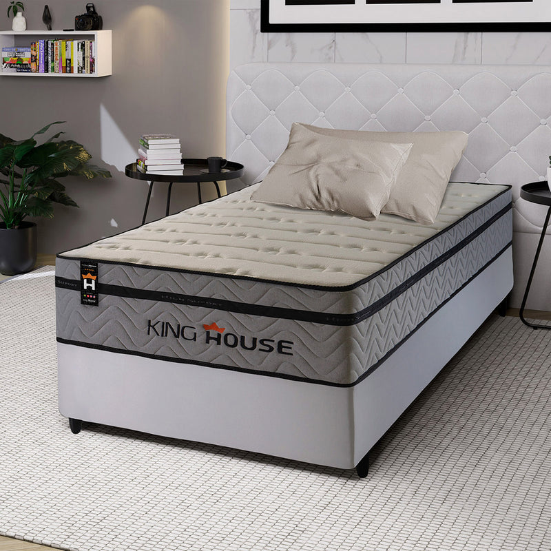 Cama Box Molas Ensacadas Preston Solteiro 88x188 King House