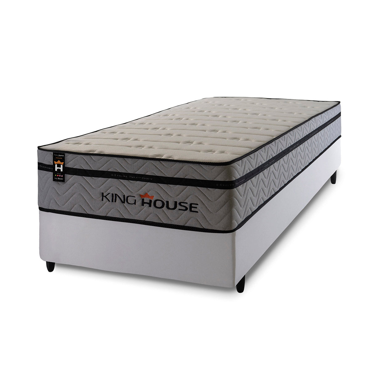 Cama Box Molas Ensacadas Preston Solteiro 88x188 King House