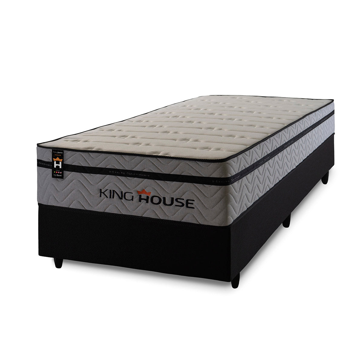 Cama Box Molas Ensacadas Preston Solteirão 96x203 King House