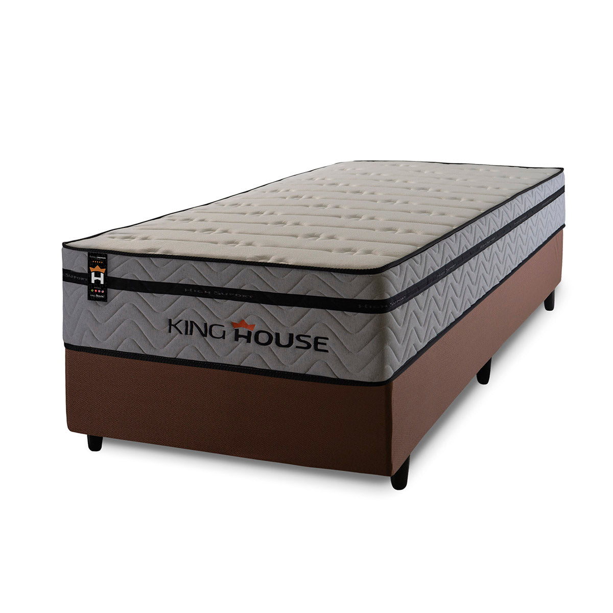 Cama Box Molas Ensacadas Preston Solteirão 96x203 King House