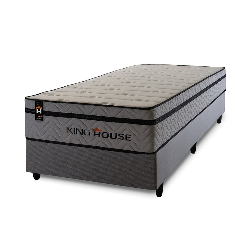 Cama Box Molas Ensacadas Preston Solteirão 96x203 King House