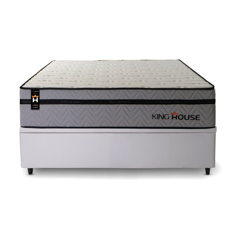 Cama Box Baú Preston 138x188 c/ Molas Ensacadas King House