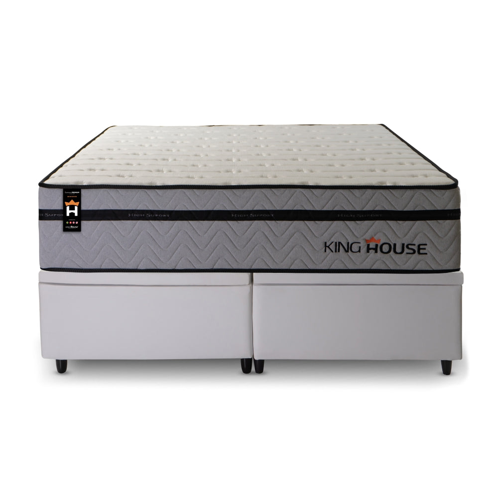 Cama Box Baú Preston c/ Molas Ensacadas 158x198 King House