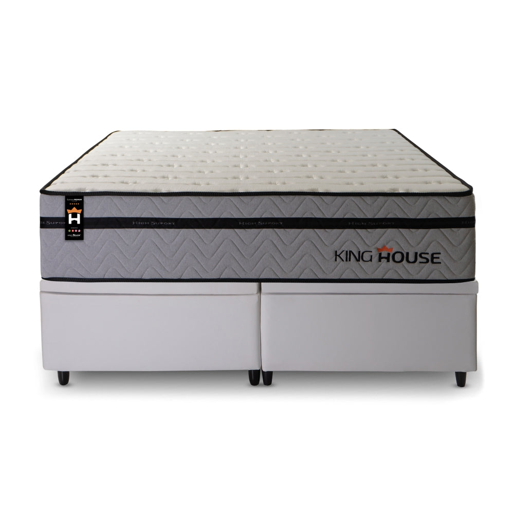 Cama Box Baú Preston c/ Molas Ensacadas 193x203 King House