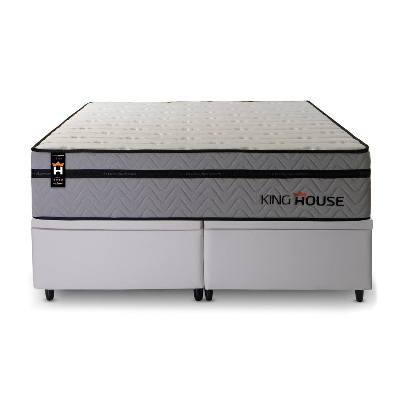 Cama Box Baú Preston c/ Molas Ensacadas 193x203 King House
