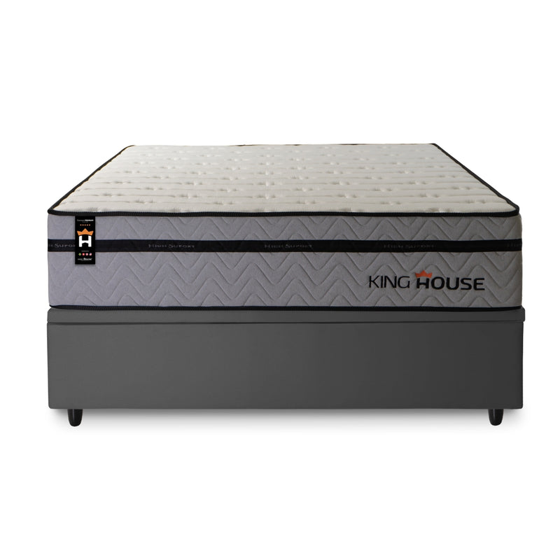 Cama Box Baú Preston 138x188 c/ Molas Ensacadas King House