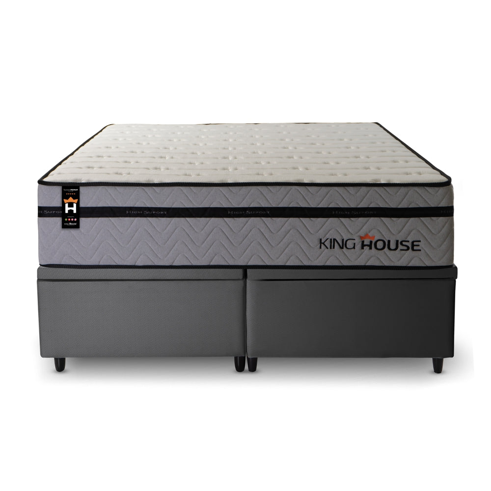 Cama Box Baú Preston c/ Molas Ensacadas 193x203 King House