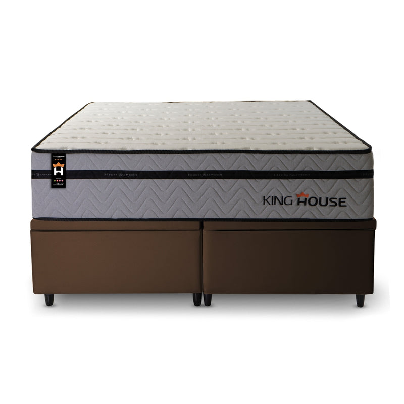 Cama Box Baú Preston c/ Molas Ensacadas 193x203 King House