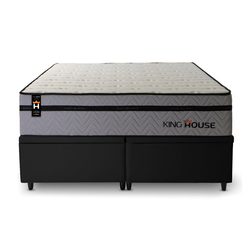 Cama Box Baú Preston c/ Molas Ensacadas 158x198 King House