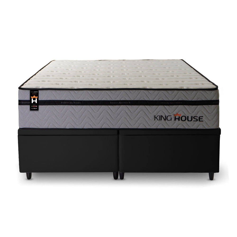 Cama Box Baú Preston c/ Molas Ensacadas 193x203 King House