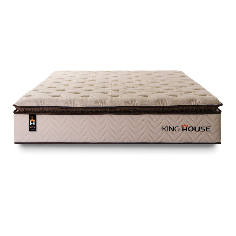 Colchão c/ Molas Ensacadas Quartzo King 193x203x33 Marrom