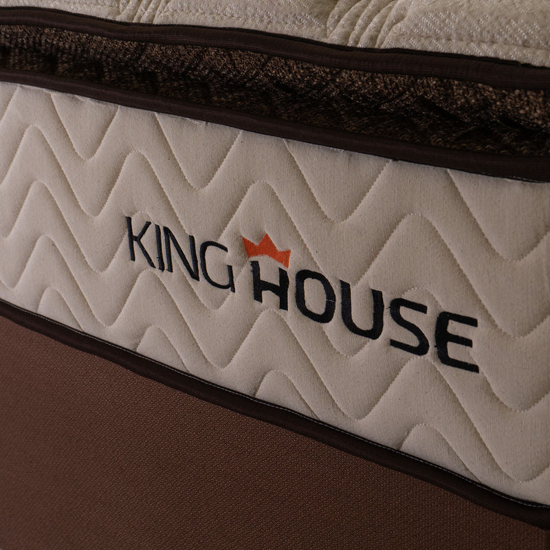 Cama Box Baú Quartzo c/ Molas Ensacadas 193x203 King House