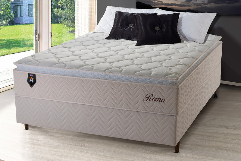 Cama Box Casal 138x188 Roma Molas Ensacadas King House