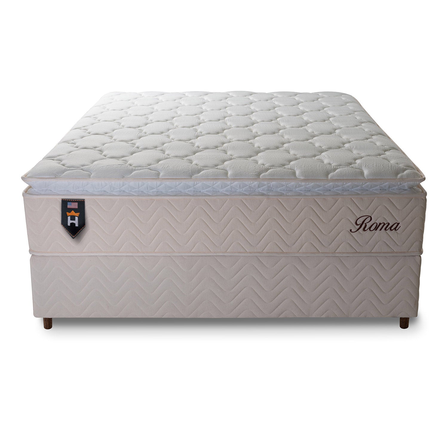 Cama Box Casal 138x188 Roma Molas Ensacadas King House