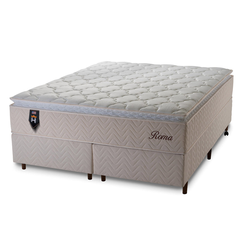 Cama Box Size Roma Molas Ensacadas King 193x203 King House