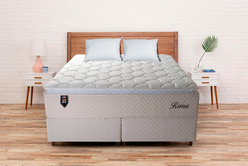 Cama Box Size Roma Molas Ensacadas King 193x203 King House