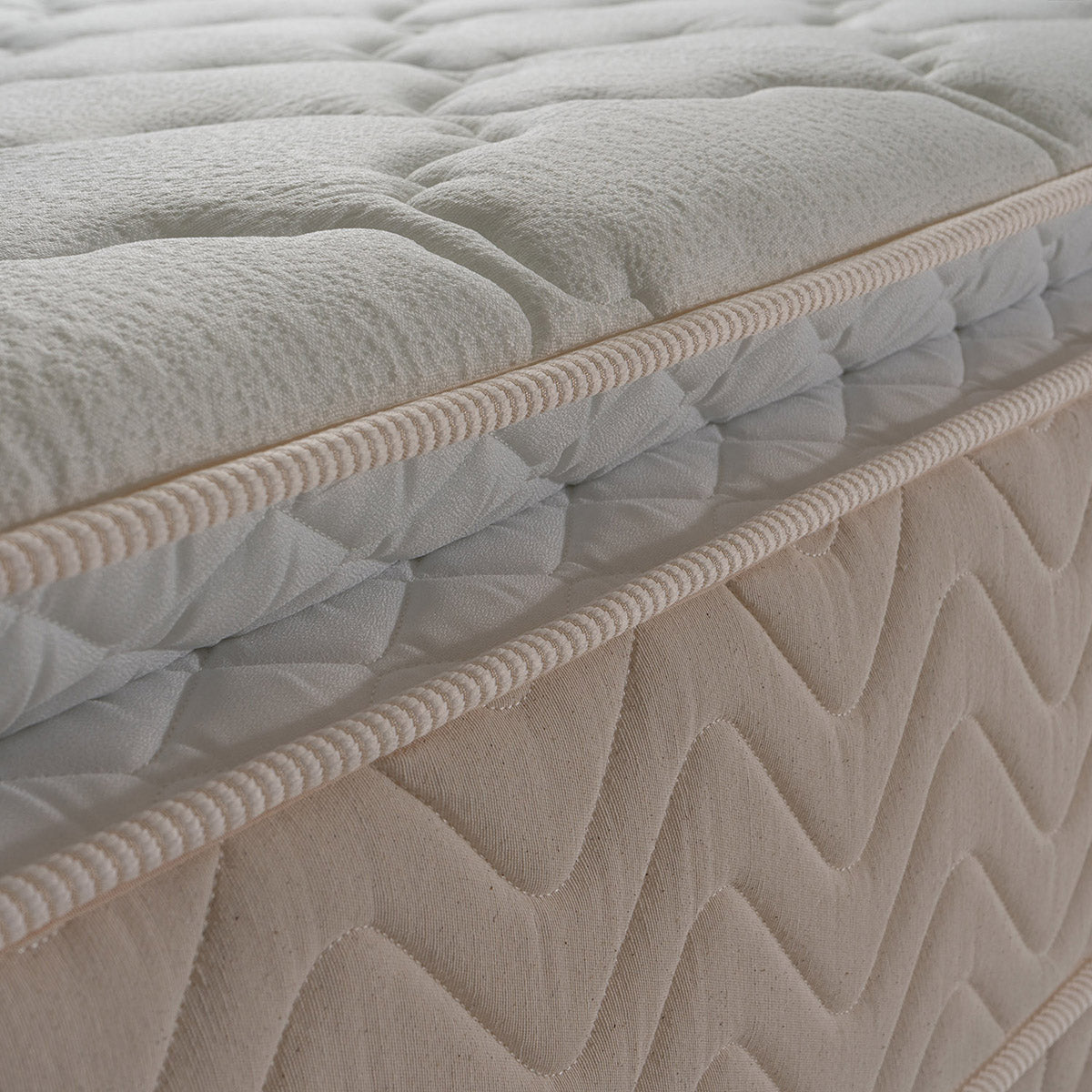 Cama Box Molas Ensacadas Roma Casal 138x188 Bege King House
