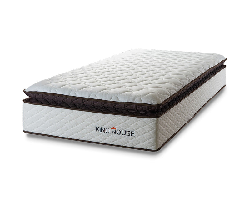 Colchão Espuma D33 San Diego Solteiro 96x203x29 Branco