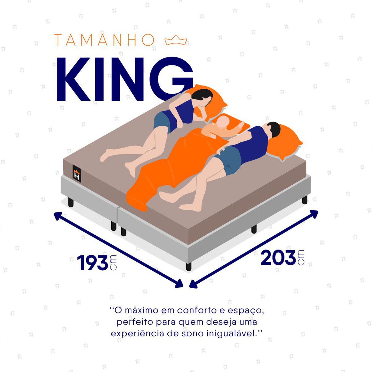 Cama Box San Diego Espuma King 193x203 Bege
