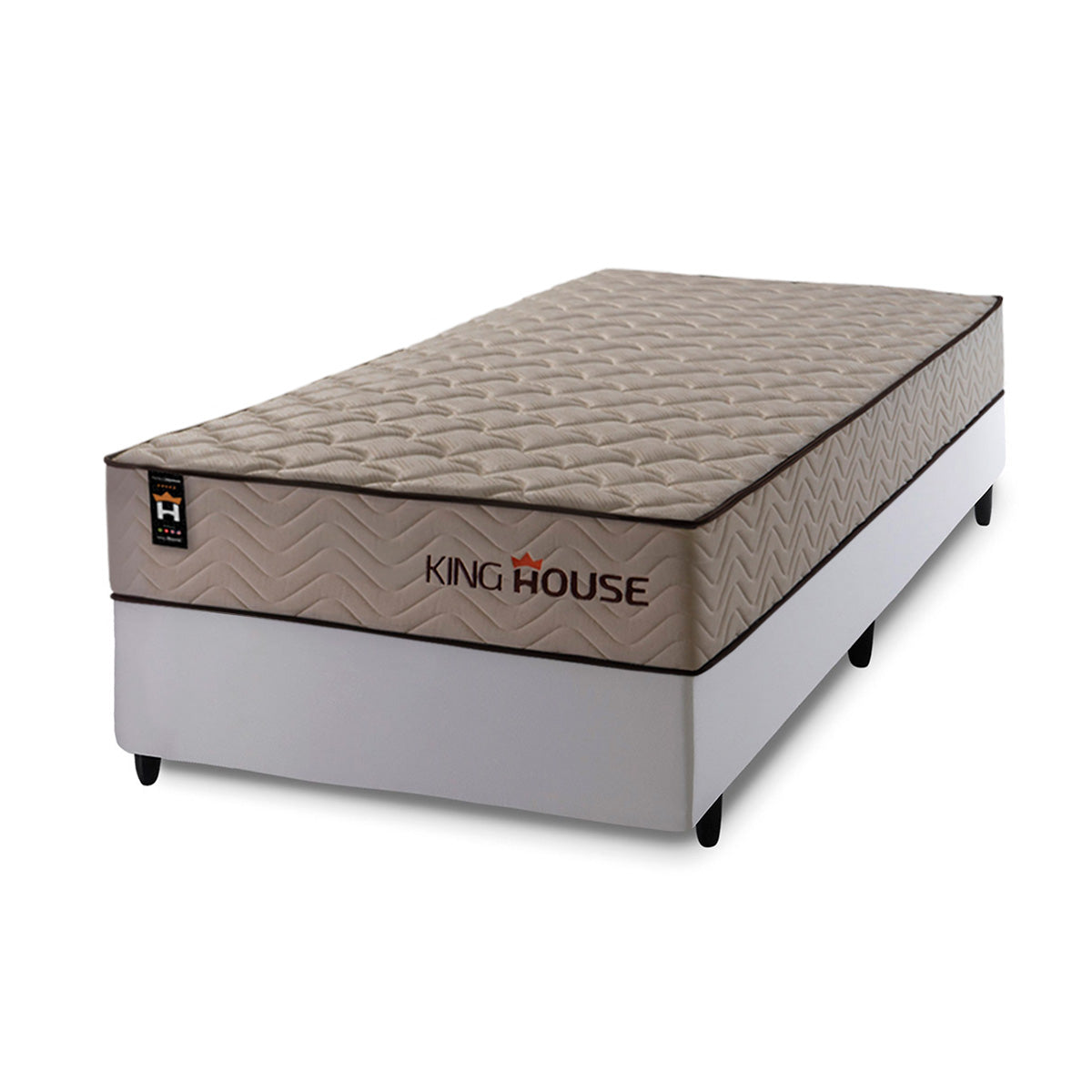 Cama Box Espuma San Diego Solteirão 96x203 Espuma D33