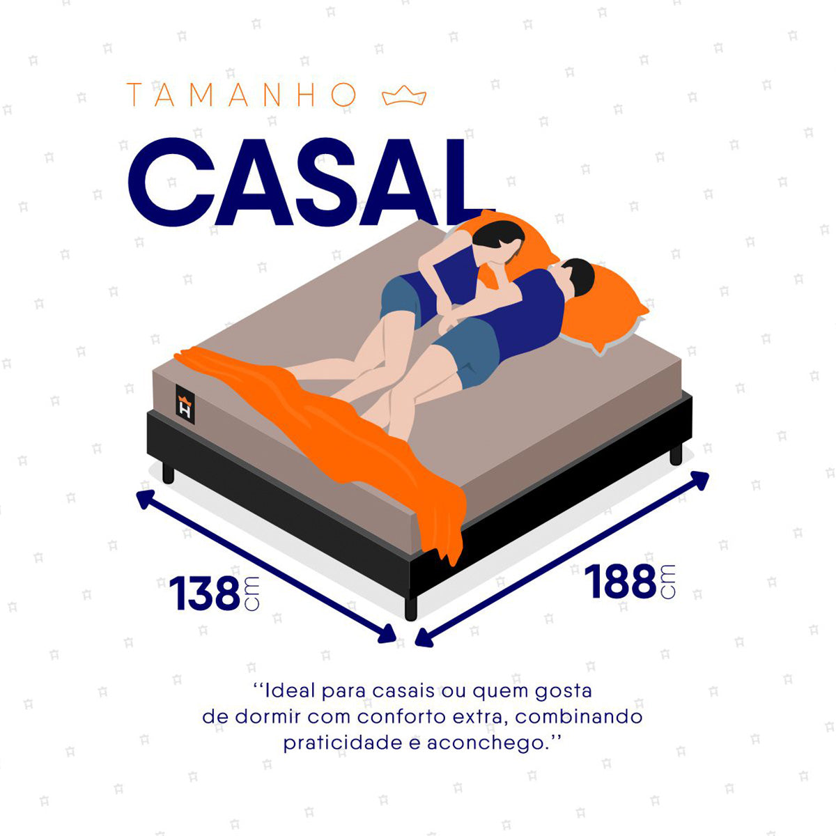 Cama Box Espuma San Diego Casal 138x188 Preto Espuma D33
