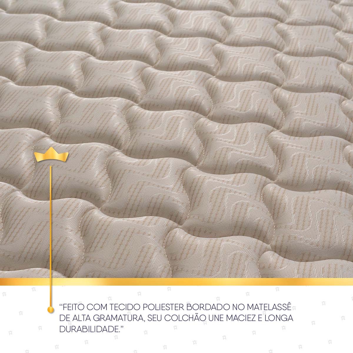 Cama Box San Diego Espuma King 193x203 Preto Espuma D33