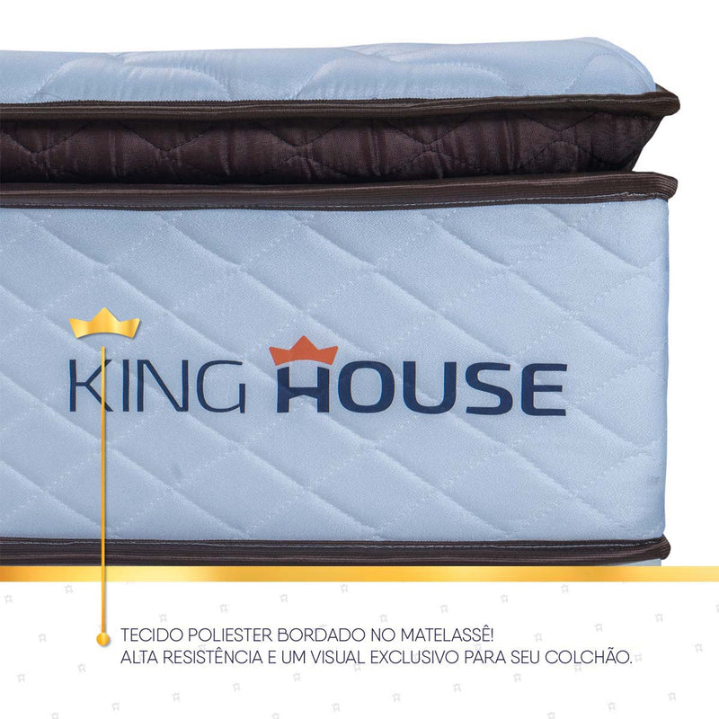 Cama Box Espuma San Diego Solteirão 96x203 Branco Espuma D33
