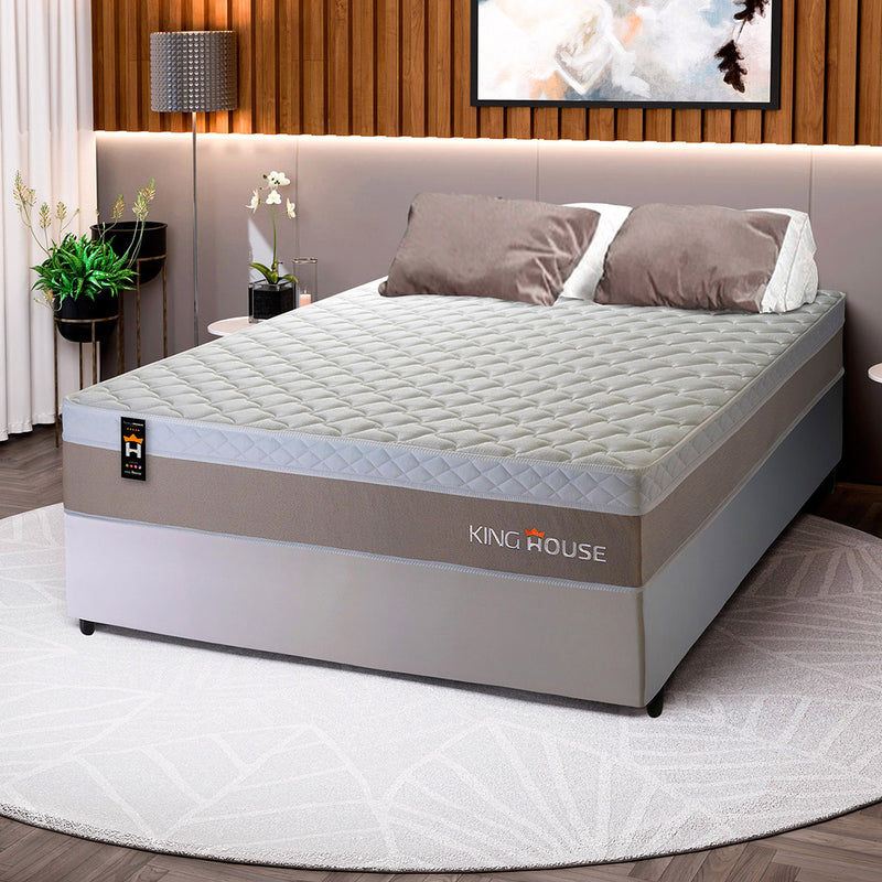 Cama Box Molas Ensacadas Sheffield Casal 138x188 King House