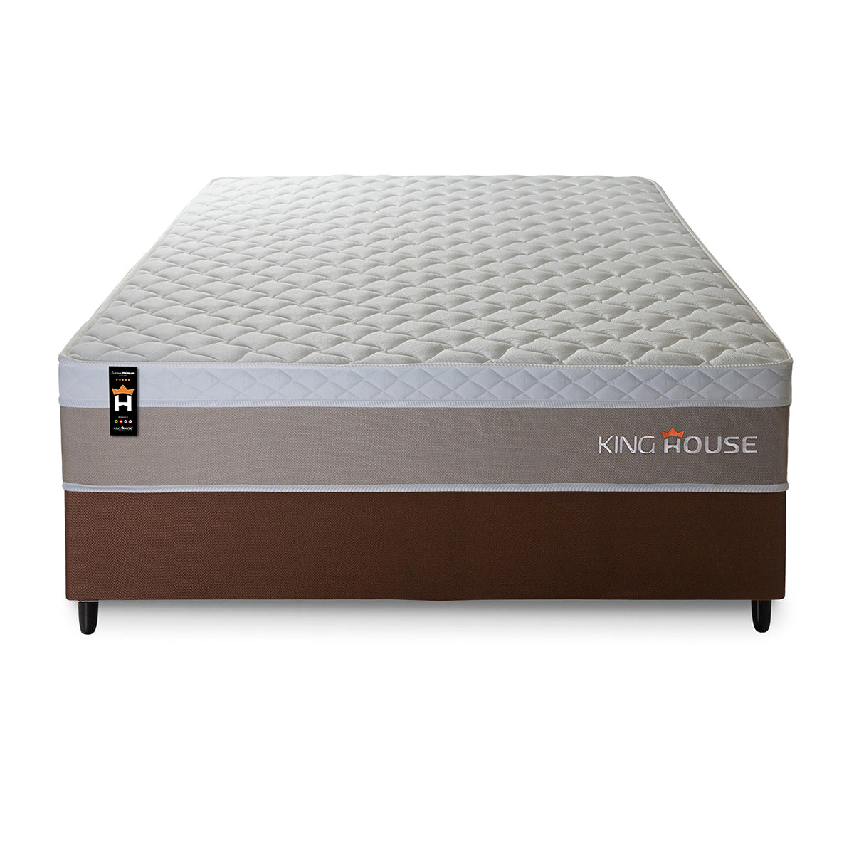 Cama Box Molas Ensacadas Sheffield Casal 138x188 King House