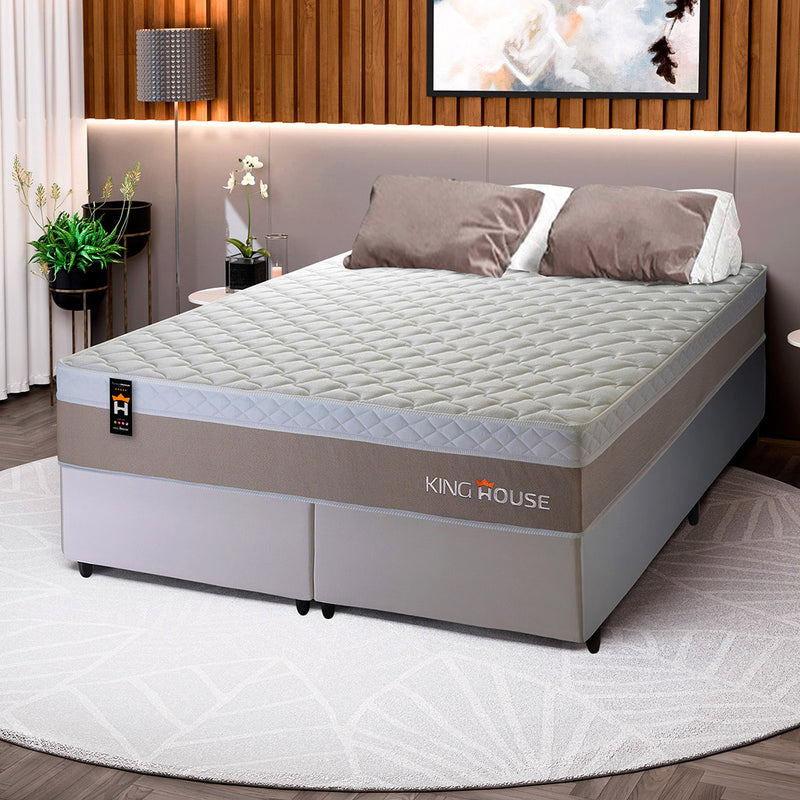 Cama Box Sheffield Molas Ensacadas King 193x203 King House