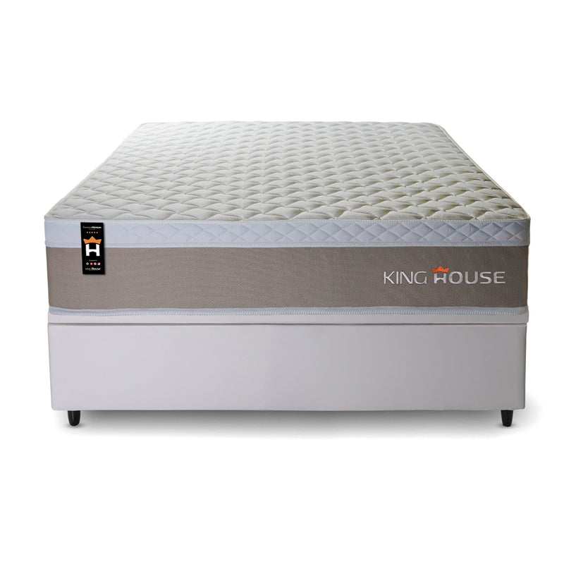Cama Box Baú Sheffield 138x188 C/ Molas Ensacadas King House