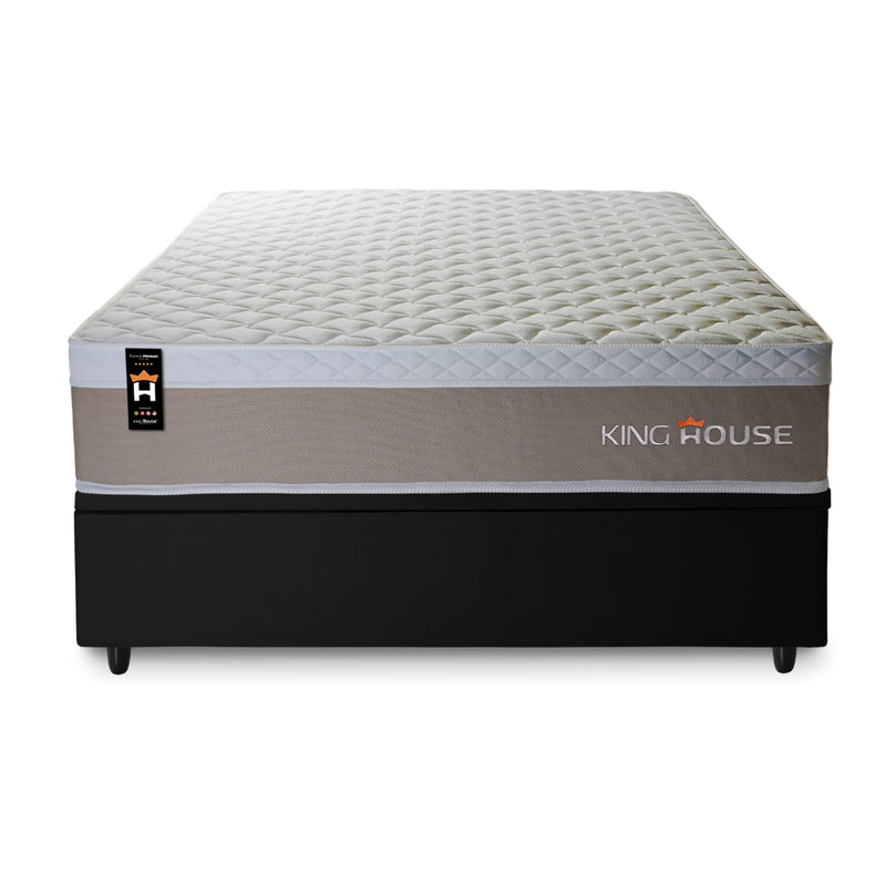 Cama Box Baú Sheffield 138x188 C/ Molas Ensacadas King House