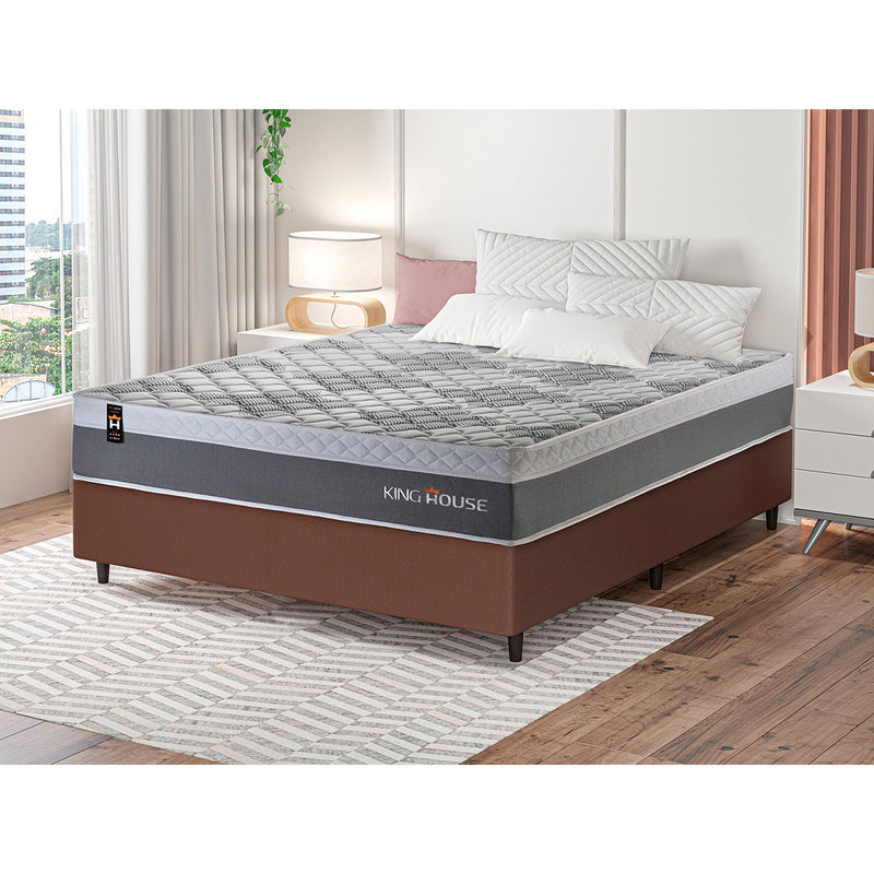 Cama Box Molas Ensacadas Sheffield Casal 138x188 King House