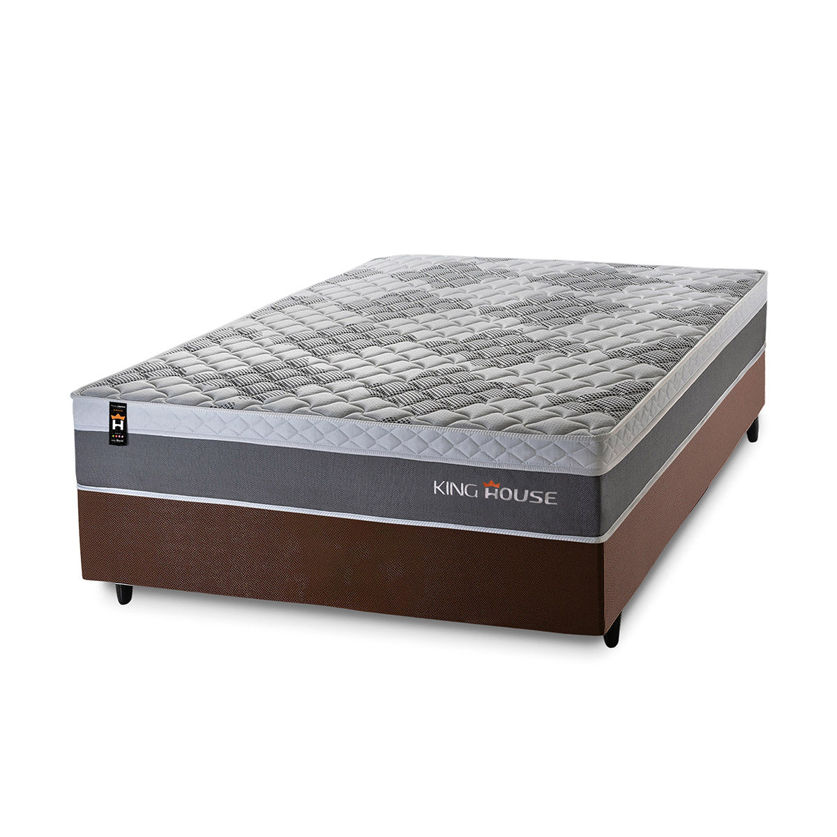 Cama Box Molas Ensacadas Sheffield Casal 138x188 King House
