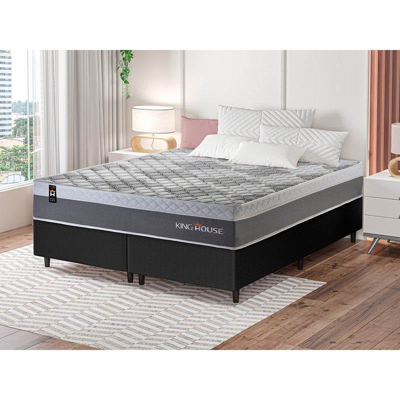 Cama Box Sheffield Molas Ensacadas King 193x203 King House