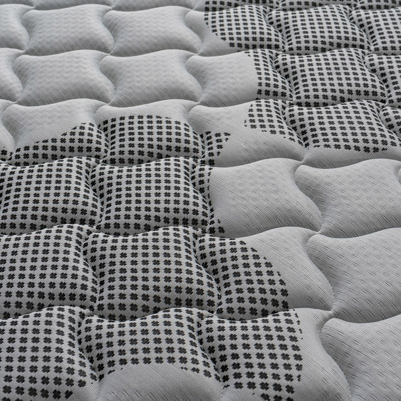Colchão c/ Molas Ensacadas Sheffield Cinza Solteiro 96x203x27