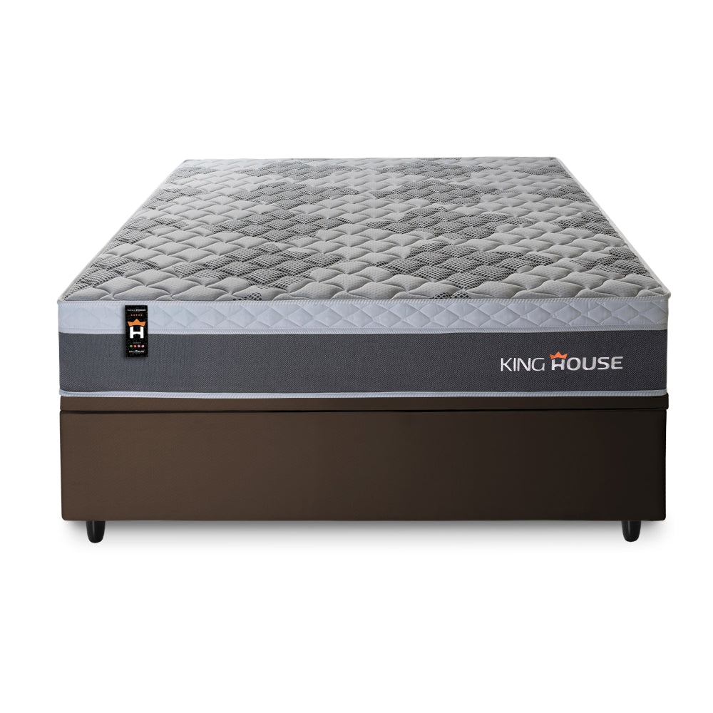 Cama Box Baú Sheffield 138x188 C/ Molas Ensacadas King House