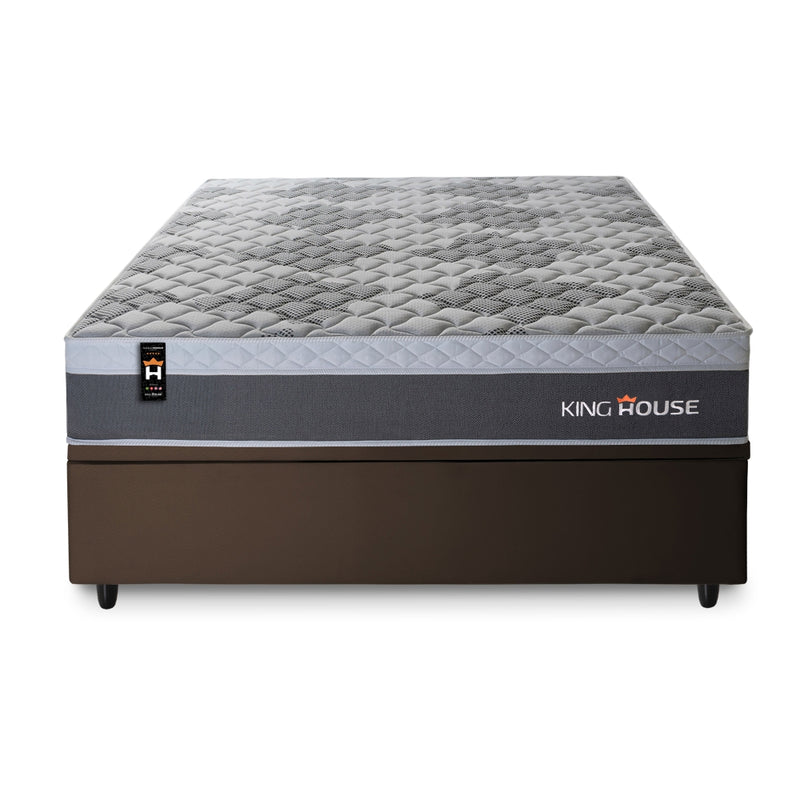 Cama Box Baú Sheffield 138x188 C/ Molas Ensacadas King House