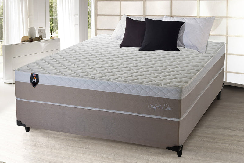 Cama Box Casal Sheffield Molas Ensacadas Bege King House