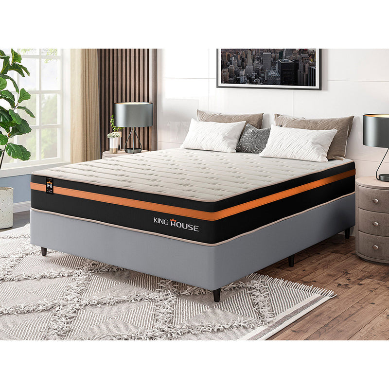 Cama Box Molas Ensacadas Sirius Casal 138x188 King House