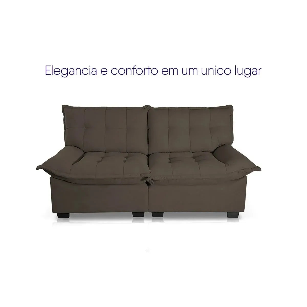 Sofá 2 Lugares Coliseu Bouclê Cafe