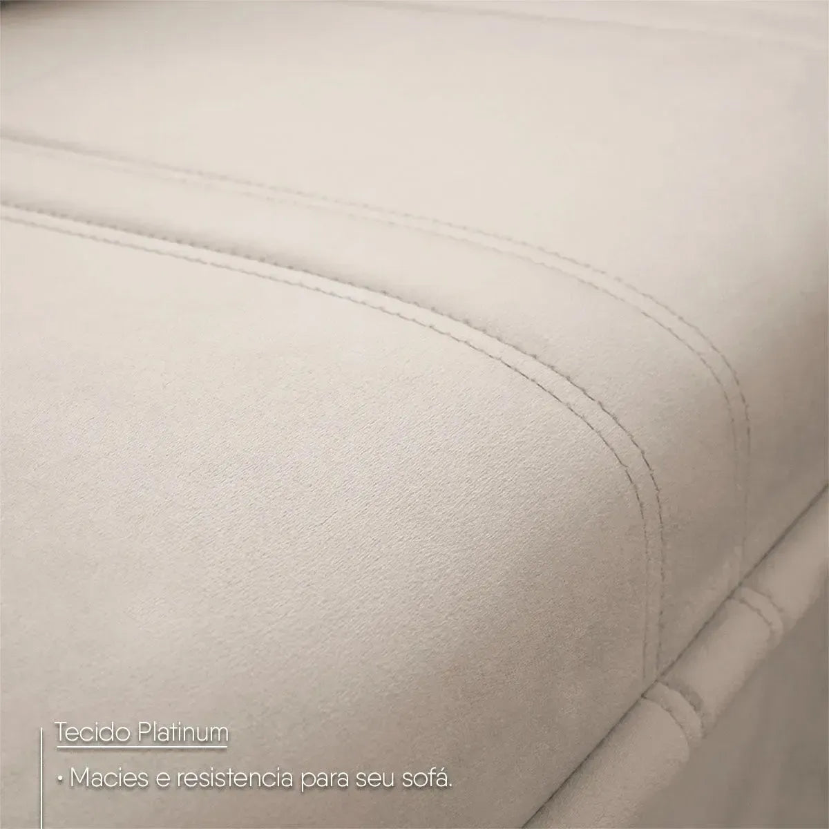 Sofá Canto London Tabaco Suede Velut