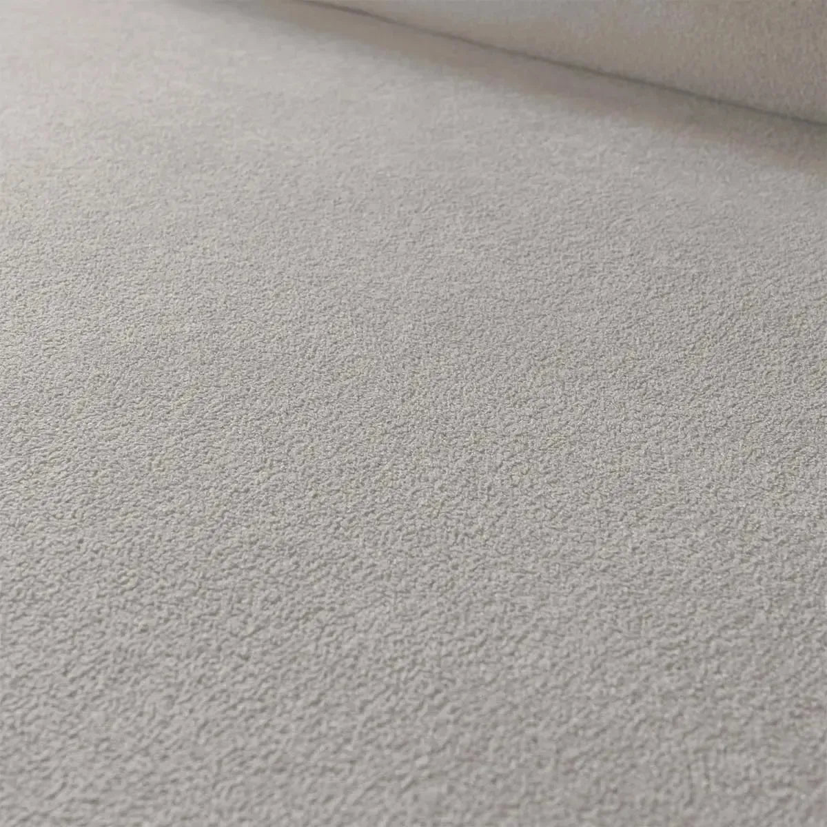 Sofá Living Braço Articulado Deluxe 2,30m Bouclê Off White