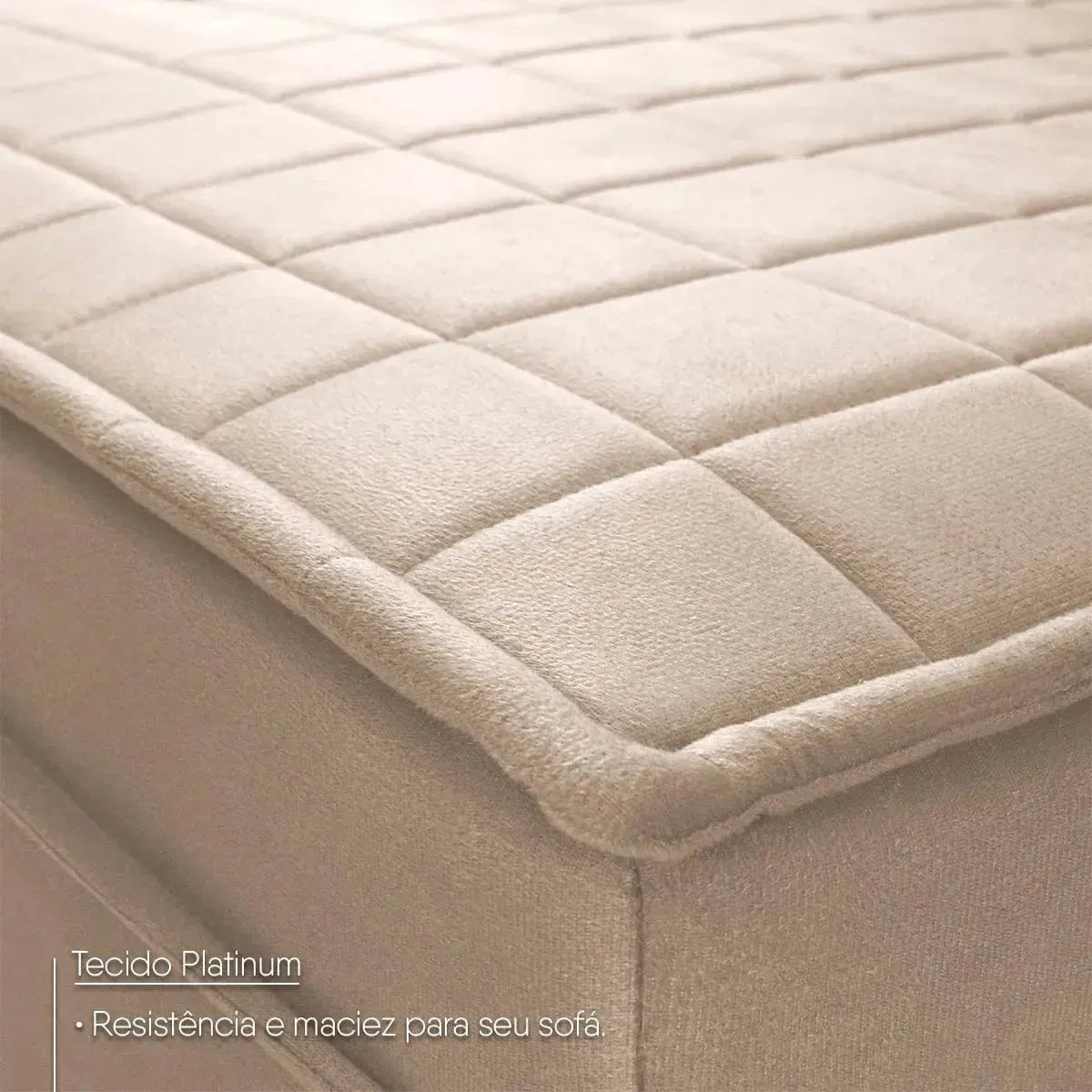 Sofá Retrátil Reclinável 2 lugares com molas 1,50m Quantum Suede Velut Cinza