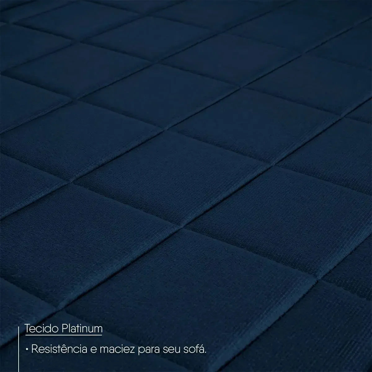 Sofá Retrátil Reclinável 2 lugares com molas 1,80m Quantum Suede Velut Azul