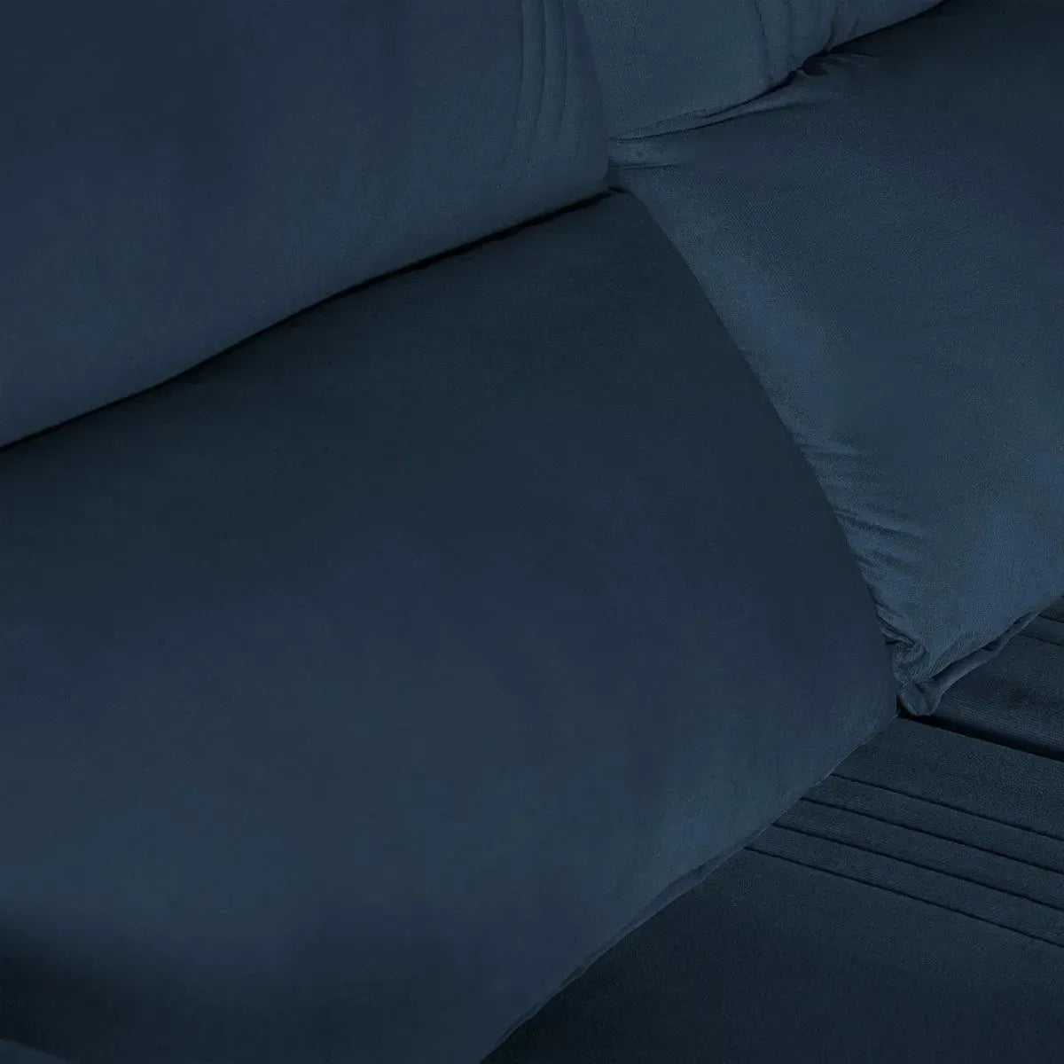 Sofá Retrátil Reclinável America 2,30m Suede Azul